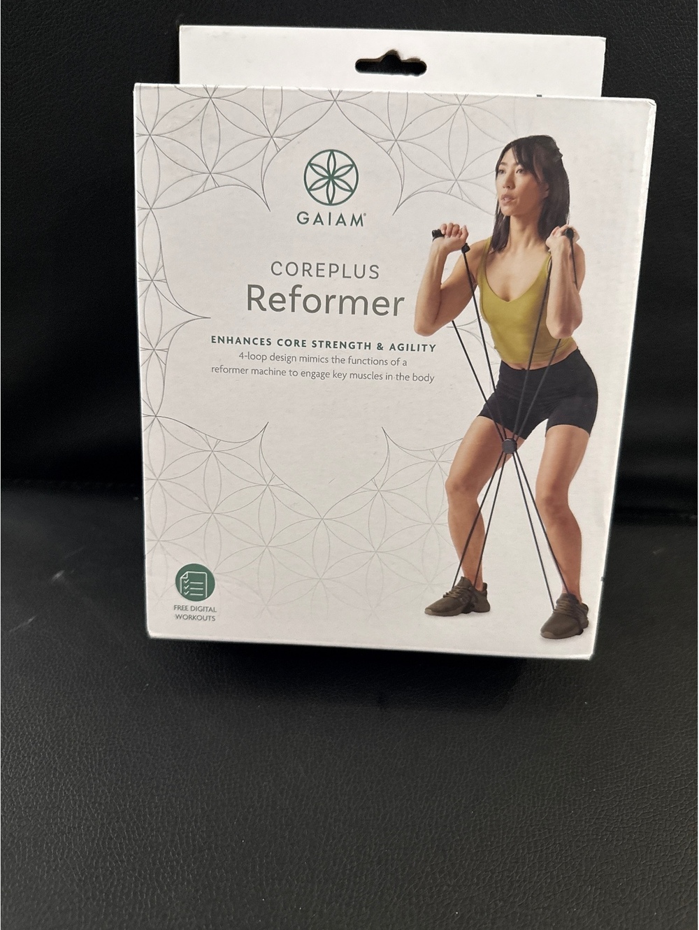 Gaiam CorePlus Reformer Resistance Band Exercise Equipment